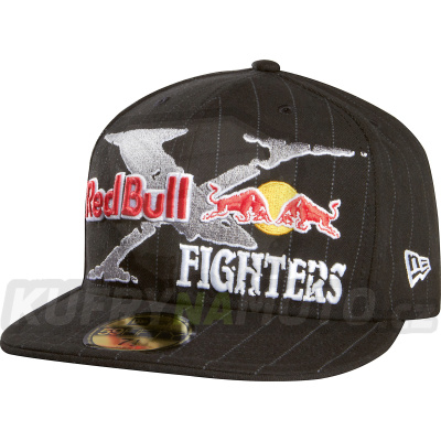 Čepice/Kšiltovka FOX Red Bull X-Fighters Core New Era - černá (velikost S = 7 1/8&quot;)