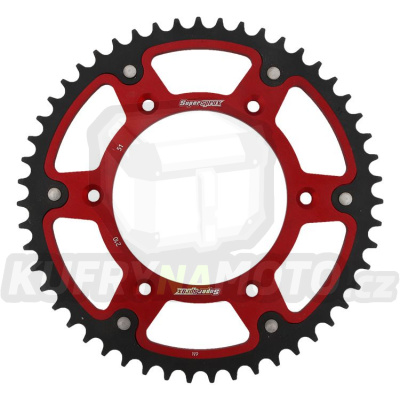 Rozeta SUPERSPROX STEALTH RST-210:51-RED červená 51 zubů, 520