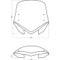 MRA plexi UNI V - Flow Vario touring Z kouřové 4025066144228,4025066111268