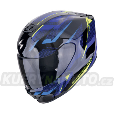 Moto přilba SCORPION EXO-391 AAXO černo/modrá