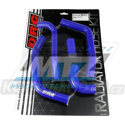 Hadice chladiče DRC RADIATOR HOSE KIT - DRC D47-01-242 - Kawasaki KXF250 / 09-16 - modré (sada 5ks)