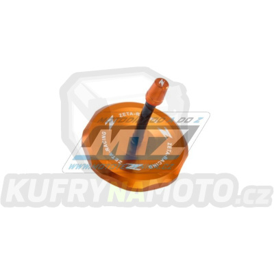 Víčko nádrže - ZETA ZE87-4108 - KTM 85SX / 13-22 + 125SX+250SX + 250SXF+350SXF+450SXF / 13-22 + Husqvarna TC85 / 14-22 + TC125+TC250 + FC250+FC350+FC450 - oranžové