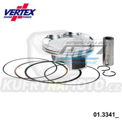 Pístní sada Suzuki RMZ250 / 10-25 - rozměr 76,98mm (Vertex 24122D)