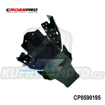 Kryt pod motor plastový DTC Engine Guard - Honda CRF450L / 19-21 - barva černá