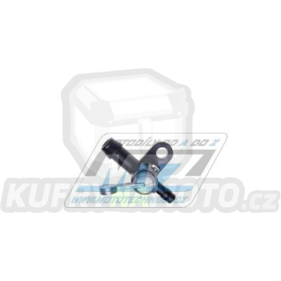 Kohout palivový univerzální s očkem/držákem - pro hadičky ¤6mm (1/4&quot;) a ¤10mm (3/8&quot;)