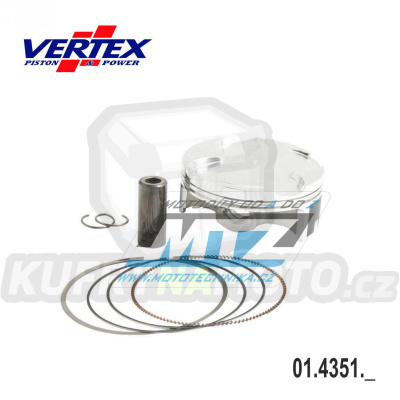Pístní sada Kawasaki KXF250 + KX250X / 21-22 - rozměr 77,96mm (Vertex 24509B)