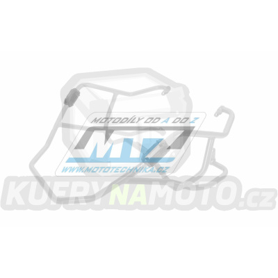 Padací rám Dual Sport Crash Bar - KTM 1190 Adventure / 13-16 - barva stříbrná Ice Polished