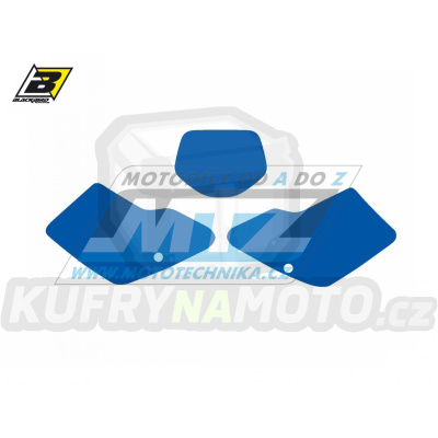 Polepy číslových tabulek (vystřižené) - GasGas EC125+EC250+EC300 / 00 - barva modrá