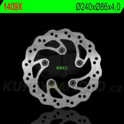 Brzdový kotouč moto NG 1409X
