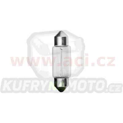 žárovka C10W 12V 10W (patice SV8,5 10x36 mm) HÄKL LAMPE (sada 10 ks)