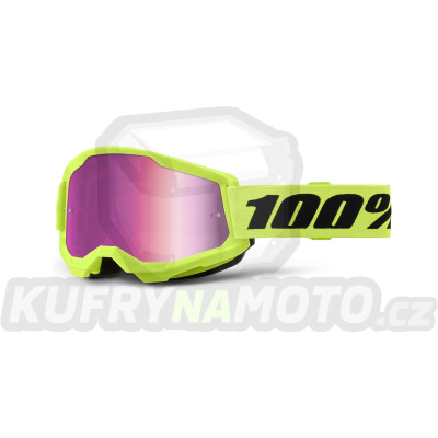 STRATA 2 NEW 100% - USA , Neon Yellow- růžové plexi
