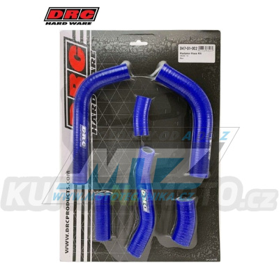 Hadice chladiče DRC RADIATOR HOSE KIT - DRC D47-01-302 - Kawasaki KXF450 / 19-23 - modré (sada 6ks)