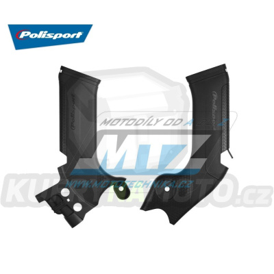 Kryty rámu - Kawasaki KXF450+KX450 / 19-23 + KXF250+KX250 / 21-24 + KX250X+KX450X - barva černá