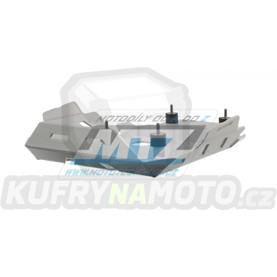 Kryt pod motor hliníkový Dual Sport - BMW R1150GS / 99-04 + R1150GS Adventure / 02-06 - barva stříbrná Ice Polished