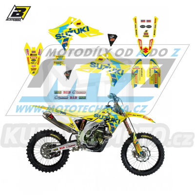 Polepy na motocykl (sada polepů Graphics) Suzuki RMZ250 / 19-23 + RMZ450 / 18-23 - typ polepů Replica Suzuki Restyle