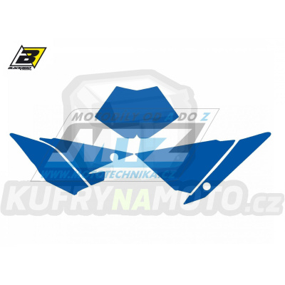 Polepy číslových tabulek (vystřižené) - Beta RR 2T+4T / 18-19 - barva modrá