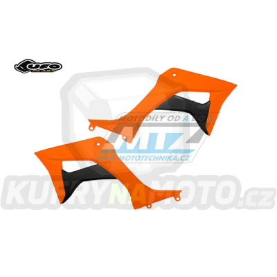 Spojlery Honda CRF110F / 19-25 - barva FLUO oranžovo-černá (neon oranžovo-černá)