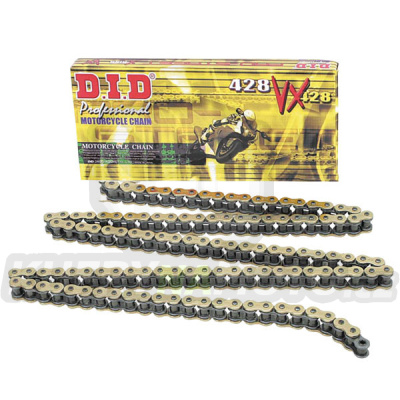 VX série X-Kroužkový řetěz D.I.D Chain 428VX 118 L