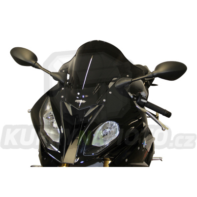 Plexi plexisklo MRA BMW S 1000 RR 2015 - typ racing R černé