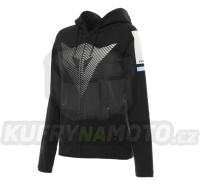 Dámská mikina DAINESE FADE LADY FULL ZIP HOODIE černo/šedo/světle modrá