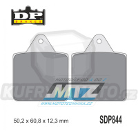 Destičky brzdové DP Brakes pro sněžné skútry - směs Premium Sinter H++