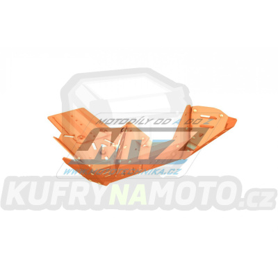 Kryt pod motor hliníkový Dual Sport - KTM 790 Adventure + 890 Adventure / 23-24 - barva oranžová