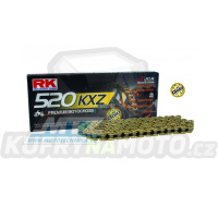 Řetěz RK 520 KXZ (98čl) - netěsněný/bezkroužkový (zlatý)