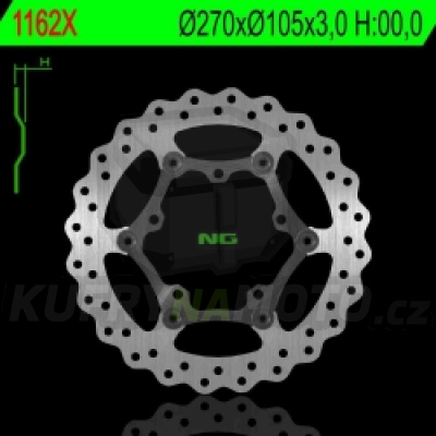 Brzdový kotouč moto NG 1162X