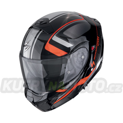 Moto přilba SCORPION EXO-930 EVO ARDENS metalická černo/červená