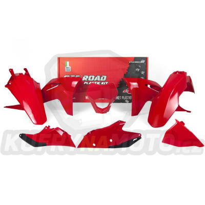 sada plastů Gas Gas, RTECH (červená, 6 dílů vč. přední masky)
