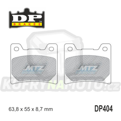 Destičky brzdové DP404-SDP DP Brakes - směs SDP Sport HH+