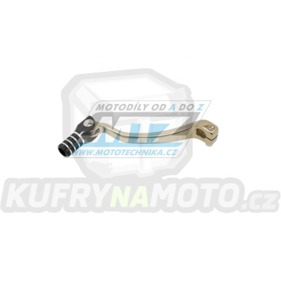 Řadička (řadicí páka) Honda CRF250R / 04-09 + CRF250X / 04-17 - stříbrná