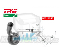 Koncovka brzdové hadice TRW VarioFlex MV10C45 (banjo 10mm zahnuté 45°) - barva titan