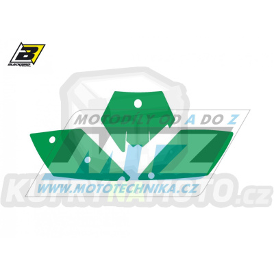 Polepy číslových tabulek (vystřižené) - KTM 200SX+250SX+450SX / 03-06 + 125SX+525SX / 04-06 - barva zelená
