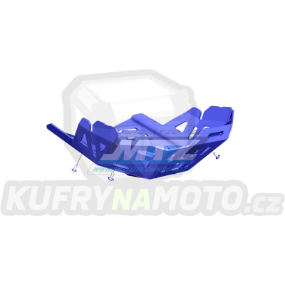 Kryt pod motor hliníkový Dual Sport - Yamaha XTZ700 Tenere / 20-21 (pouze Euro 4!) - barva modrá