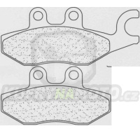 Zadní brzdové destičky CL Brakes PIAGGIO VESPA MP3 300 ie (Hybrid LT) 2011-2013 směs MSC - akce