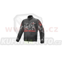 bunda VENTURE R, ALPINESTARS (šedá camo/červená fluo/černá)