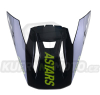 kšilt pro přilby S-M5 RAYON, ALPINESTARS (černá/žlutá fluo/tmavě modrá)