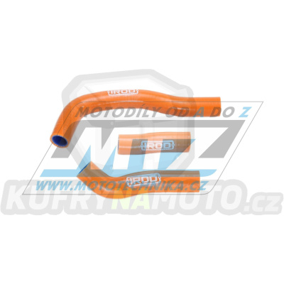 Hadice chladiče KTM 450SXF / 07-12 - oranžové (sada 3ks)