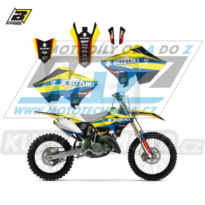 Polepy na motocykl (sada polepů Dream) Suzuki RM125+RM250 POLISPORT / 01-11 - typ polepů Dream4