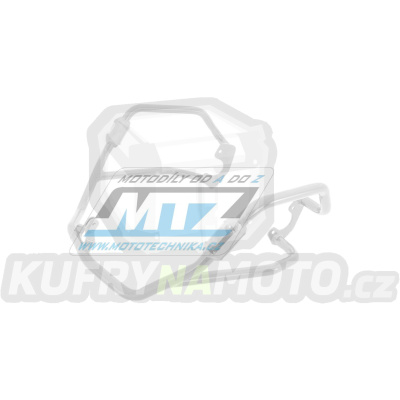 Padací rám Dual Sport Crash Bar - KLE 650 Versys / 15-24 - barva stříbrná Ice Polished