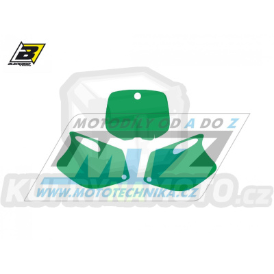 Polepy číslových tabulek (vystřižené) - KTM SX / 93-97 - barva zelená