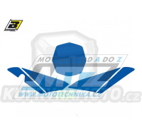Polepy číslových tabulek (vystřižené) - Husqvarna TC449 / 11-13 - barva modrá