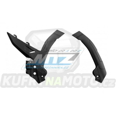 Kryty rámu - KTM SX+SXF+XC+XCF / 23-25 + EXC+EXCF+XCW+XCFW / 24-25 - barva černá