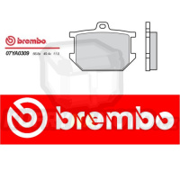 Brzdové destičky Brembo YAMAHA XS SG, SH, LG, LH (right caliper) 850 r.v. Od 81 -  Originál směs Zadní