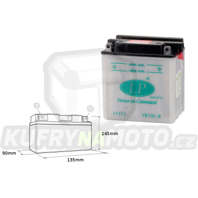 LANDPORT baterie YB10L-B 12V 11AH 135X90X145