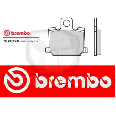 Brzdové destičky Brembo YAMAHA XS SP 1100 r.v. Od 80 -  směs Originál Přední