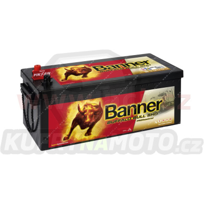 180Ah baterie, 1000A, levá BANNER Buffalo Bull SHD Professional 514x223x195(220)