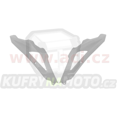 vrchní díl spoilerů chladiče Husqvarna, RTECH (bílý, pár)
