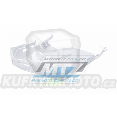 Kryt pod motor hliníkový Dual Sport - Benelli TRK502 / 17-24 - barva bílá